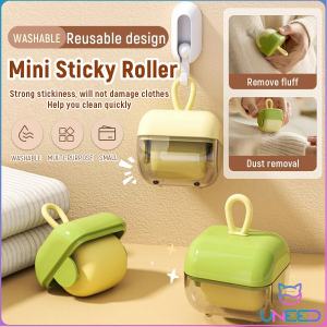 UNeed Mini Portable Sticky Roller Fur Lint Hair For Clothes Reusable Dust Lint Remover Tool 1Pc