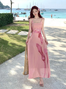 CHANGTONG | Youthful Waist Accentuating Long Sundress