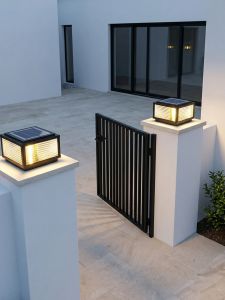 VINCAN | Waterproof Solar Decorative Outdoor Pillar Light