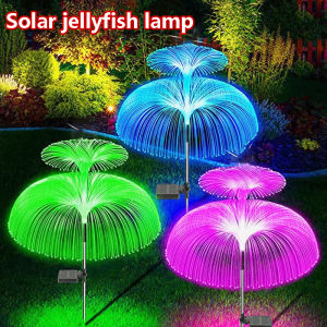 Solar Jellyfish Fairy Light Outdoor Garden Pathway Lights Decor Lawn Lights Solar Power Waterproof Yard Walkway Patio Decor Flowers Lamp