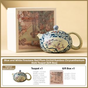 JISU | Exquisite Stoneware Design One-Person High-End Tea Pot with Filter