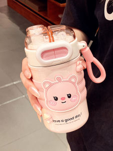 Cute Cartoon Childrens Thermal Cup: A Portable & Stylish Daily Use Drink Cup