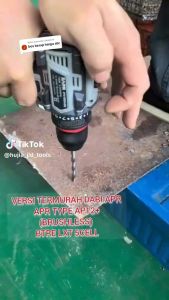BOR BATRE APR JAPAN AP12+ 10MM BRUSHLESS KEYLESS CHUCK AUTO LOCK MESIN BOR KAYU BESI BETON