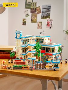 WEIJI | Retro School Campus Scene Building Blocks