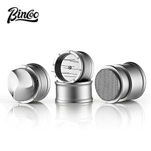 BINCOO Coffee Tamper Impact Constant Force 30 Lbs Tamper Distributor Magnetic WDT Tool 3-Piece Set 58MM