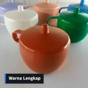 HARGA PROMO !! Cangkir Plastik+Tatakan+Tutup HOYA/1Set Cangkir/Cangkir Murah By GROSIR BARU 21