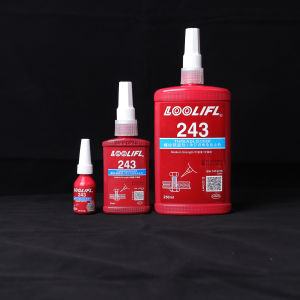 กาวล็อคเกลียว 243 แห้งเร็ว ตัวล็อคเกลียวแบบไม่ใช้ออกซิเจน กาวกันการกัดกร่อน ป้องกันการหลวม