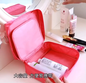 BB014 Travel Cosmetic Bag Portable Hand-held Toiletry Multi Pouch Business Trip Toiletry Storage Bag