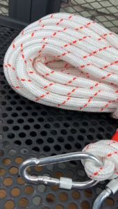 COD KIRIM CEPAT TaffSPORT Tali Panjat Tebing 50 Meter 30 Meter Climbing Rope Steel Buckle 10mm 24KN