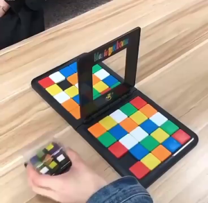 Childrens educational toys parent-child interactive competitive board games desktop two-player Rubiks Cube
