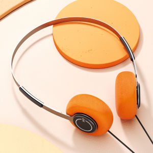 iKF Y3 Wired Retro Headphones 30mm White Magnetic Speaker HiFi Sound Quality Take Pictures Trendy Pieces Throwback Design Lightweight OOTD