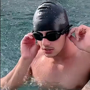 Kính bơi mắt trong POPO 57 chính hãng cản tia UV chống sương mờ cho người lớn và trẻ em từ 8 tuổi