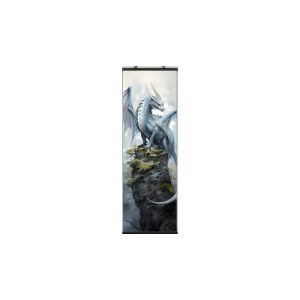 VIKAMA Multicolor Wyrm Cliff Wall Tapestry White Purple Crimson Noir Dragon Mythical Scroll Art Home Decor Modern Style Soft