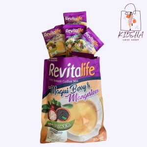 Revitalife Instant Coffee Mix Maqui Berry & Mangosteen 3-in-1. 5 packets. Natural Power.