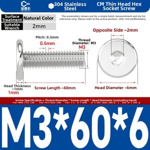 BAODEFENG | Stainless Steel Hex Socket Countersunk Screws