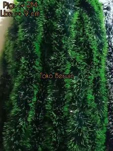 Slinger Natal Tebal / Slinger Tinsel Natal Hijau Salju/Slinger Hijau