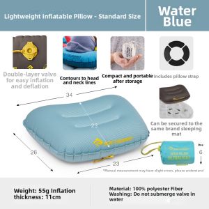 Sea to Summit | Portable Inflatable Down Pillow for Travel and Camping