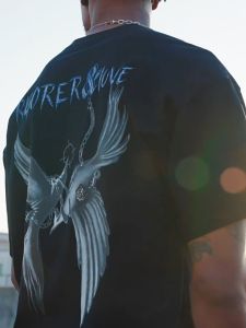 RIGORER Mens T-shirt Basketball Sports Tops Clothing Cotton Breathable Round Neck Casual Short Sleeves