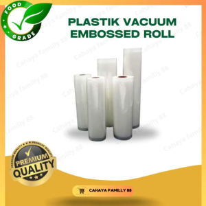 Plastik Vacum / Plastic Vacuum / Vakum Sealer Embos Emboss Embossed Roll Kemasan Makanan