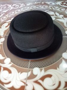 Topi Fedora Pie hat flat Pork Pie Hat Topi Glen Ferdly