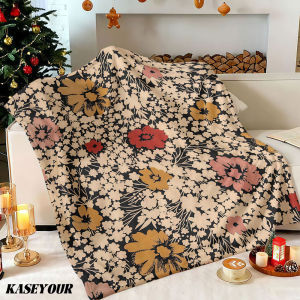 Beast Kingdom | Boho Ditsy Floral Winter Summer Flannel Blanket Throw Fleece Soft Fuzzy Plush Cozy Fleece Blankets for Sofa Ideal Gifts