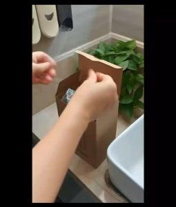 Hotel Perforation-Free Soap Dispenser Public Toilet Toilet Wall-Mounted Shampoo Body Wash Hand Sanitizer