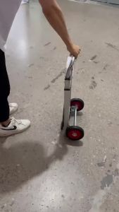 DEKES Luggage pushcart Heavy Duty trolley 200kg Foldable Durable Luggage Cart For Heavy Shopping Cart