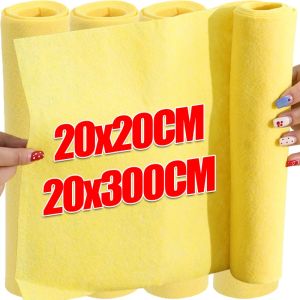 50Pcs Reusable Loofah Fiber Dishwashing Cloth Non-stick Oil Dish Cloths Towels Home Kitchen Cleaning Rags Scouring Pads