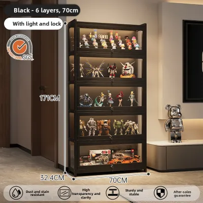 ZHUSHANXIA | Dustproof Transparent Model storage Display Cabinet