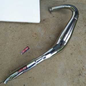 Knalpot rx king kolong cobra full chrome suara garing by bksracing