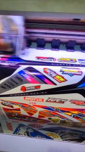 Sticker Striping Hologram Honda CRF150 Grafis V1