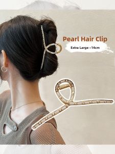 Large Size Shark Hair Clip Womens Hair Accessories Back of Head Hairpins Fashionable Hair Grips Stylish Hair Clamps