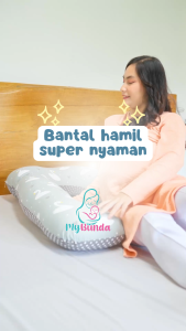 Bantal Hamil Tidur | Bantal Hamil | Bantal Ibu Hamil | Bantal Bumil | Bantal Ibu Hamil Tidur | Bantal Hamil Dan Menyusui | Maternity Pillow Kualitas Premium Ukuran Jumbo Terdapat Resleting dan Sarung Putih Dalam | Ekonomiss