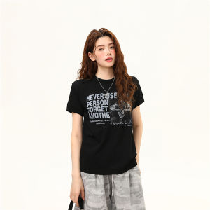 WILDAZI | Vintage Faded Character Letter Printed Short Sleeve T-shirt