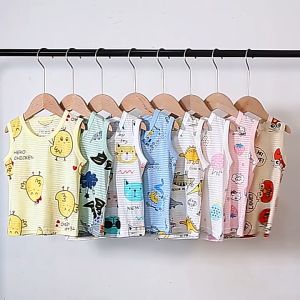 EFBJA003: Singlet Pakaian Dalam Anak Laki-laki & Kaos Kutang Cowok