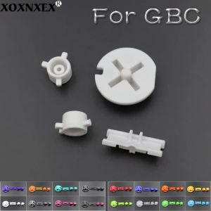 Full Set Replacement Buttons For Game Boy Color GBC D-pad A B Power On Off Button DIY Repair Parts