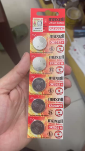 Combo 25 Viên - Hàng Xịn - Pin Cmos CR2032 H 3V Maxell Smartkey Xe Máy Xe Hơi Máy Đo Huyết Áp Bo Mạch Cân Điện Tử