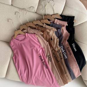 Inner Midi Dress Wanita Bahan Knit