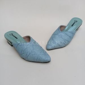 sepatu sandal wanita terbaru hak 3cm sol karet