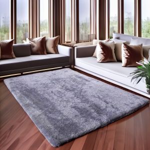 Karpet Bulu Rasfur anti slip empuk 150x100x4.5cm.  aesthetic mewah LP