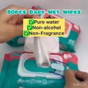 1 PCS Wipes for Baby: Organic, 99% Water, Hypoallergenic & Non-Alcohol