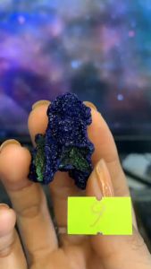 Viên đá khoáng vật Azurite Machalite MAgic tự nhiên năng lượng Vũ trụ 9