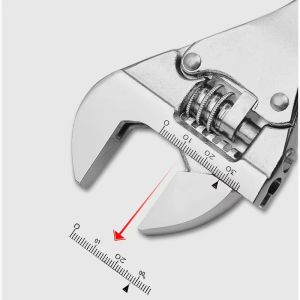 ประแจวงล้อปรับได้ 1 ชิ้น ขนาด 8 นิ้ว 10 นิ้ว ประแจอเนกประสงค์แบบปลดเร็ว ประแจปากกว้างสำหรับงานซ่อมแซมในครัวเรือน