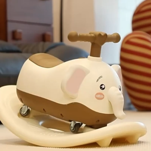 Kids Cartoon Car Kids Balance Bike Children Bicycle Yo-Yo Car Music & Lights Scooter with Safety Helmet/Anti loss rope