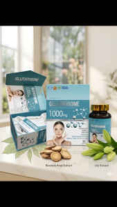 Viên uống  Glutathione 1000mg Lọ 30 Viên – Trắng da mờ nám & chống lão hóa