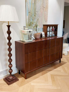 PURPLE LEAF | Large Capacity Solid Wood Storage Cabinet