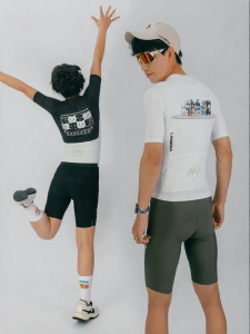 LAMEDA | Pet Cartoon Design Short Sleeve Summer Cycling Set