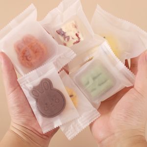 Túi Đựng Bánh Trung Thu Thủ Công Pure Color White Cotton Paper Laitance Snowflake Crisp Green Bean Cake Egg Yolk Crisp