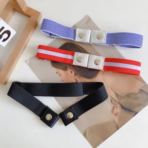 เข็มขัดยืดหยุ่นแบบไม่เปิด สำหรับเด็กและเยาวชน ชายและหญิง เข็มขัดยืดหยุ่นแบบมองไม่เห็นสำหรับการฝึกซ้อมทหาร