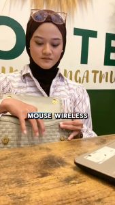 Mouse Wireless Bluetooth Rechargeable Unitech Versa X2 Pro Dual Connection 1600DPI Silent Click